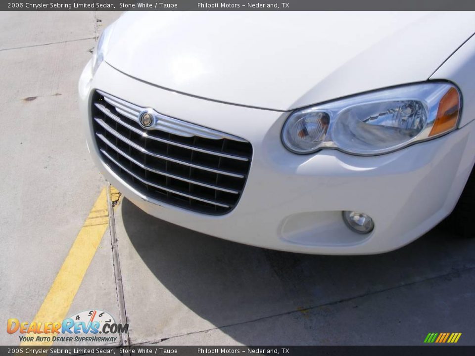 2006 Chrysler Sebring Limited Sedan Stone White / Taupe Photo #13