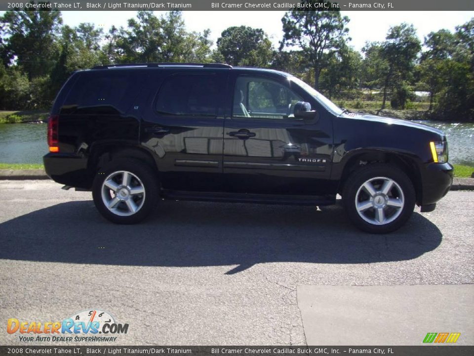2008 Chevrolet Tahoe LT Black / Light Titanium/Dark Titanium Photo #1