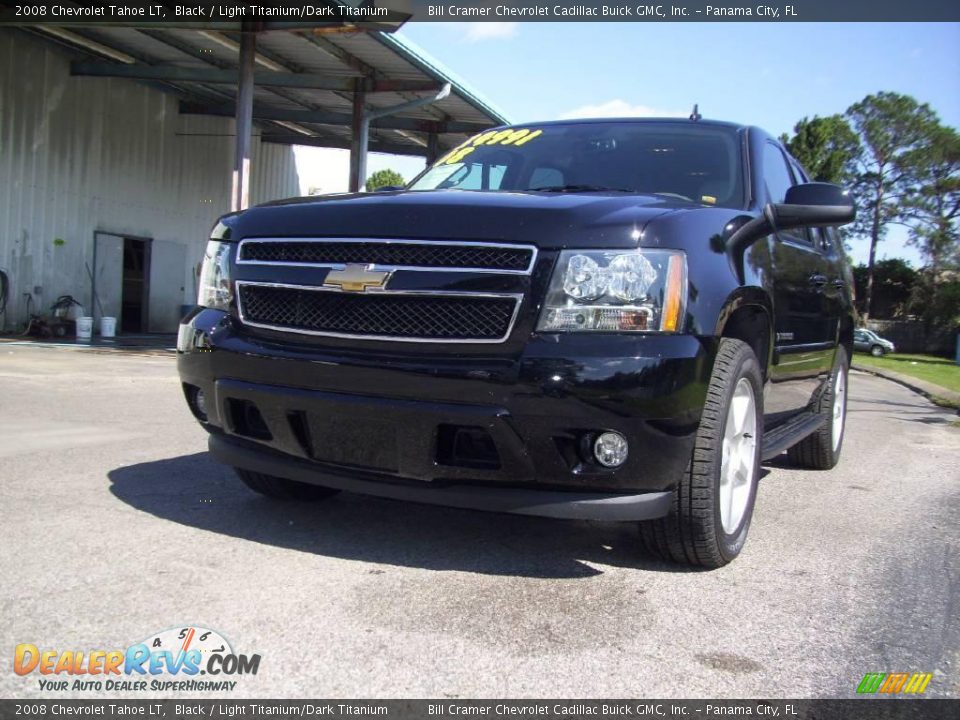 2008 Chevrolet Tahoe LT Black / Light Titanium/Dark Titanium Photo #3