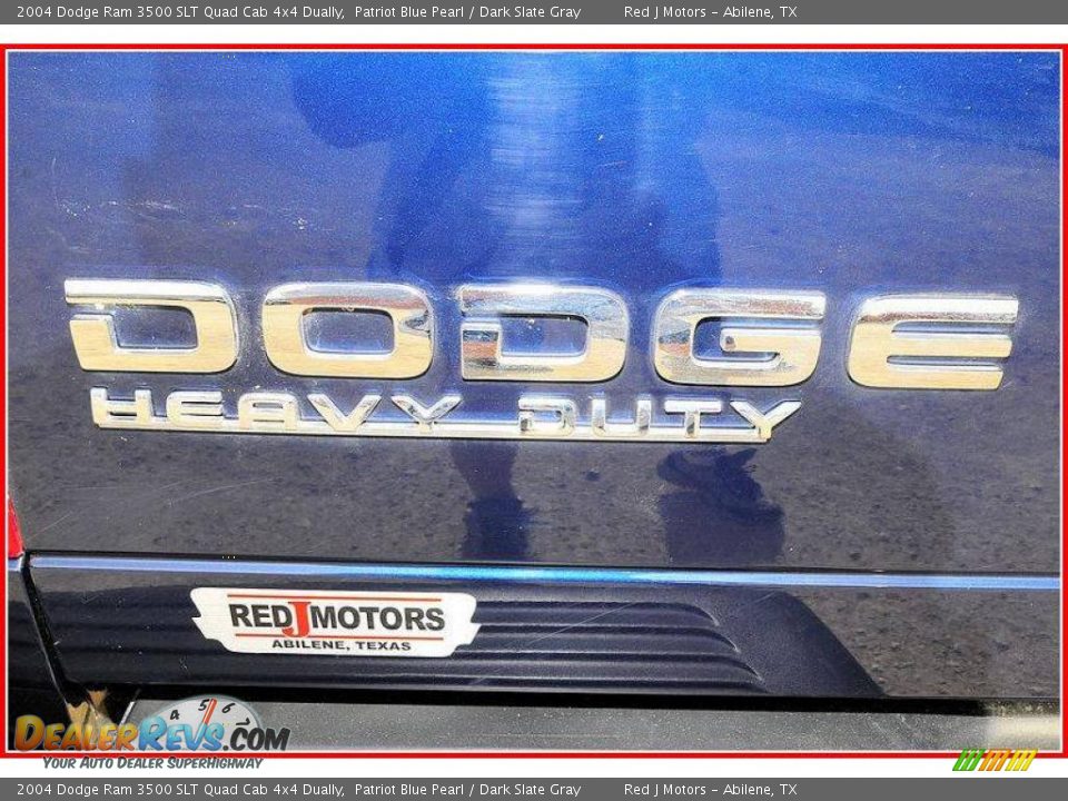 2004 Dodge Ram 3500 SLT Quad Cab 4x4 Dually Patriot Blue Pearl / Dark Slate Gray Photo #5