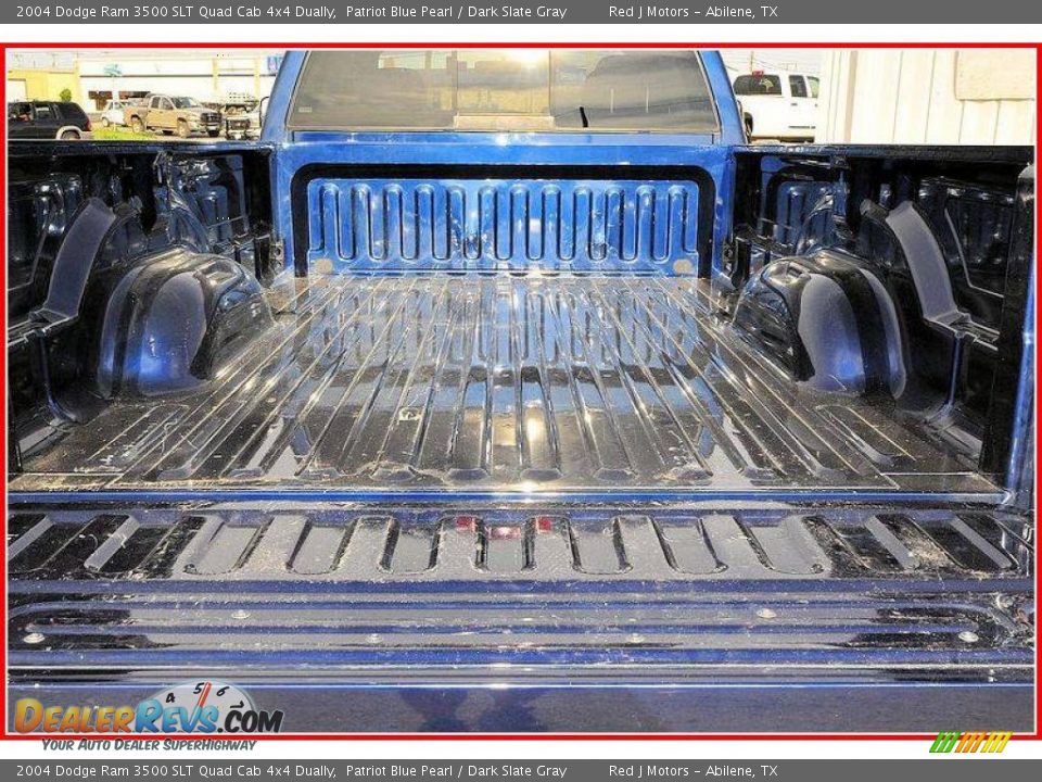 2004 Dodge Ram 3500 SLT Quad Cab 4x4 Dually Patriot Blue Pearl / Dark Slate Gray Photo #7