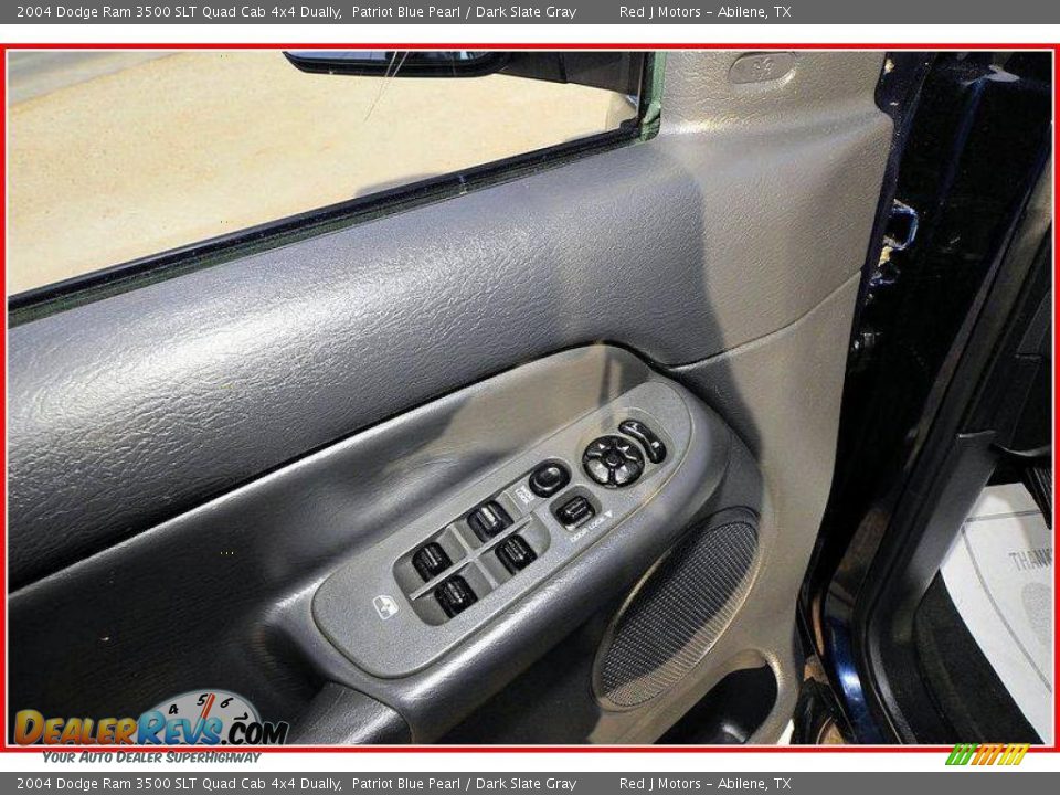 2004 Dodge Ram 3500 SLT Quad Cab 4x4 Dually Patriot Blue Pearl / Dark Slate Gray Photo #17