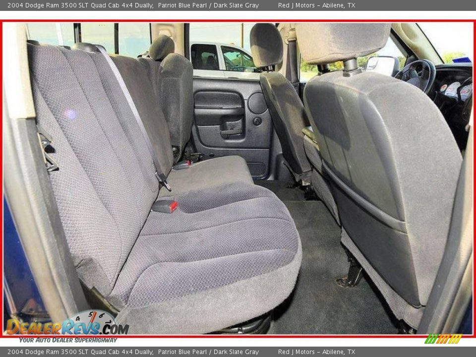2004 Dodge Ram 3500 SLT Quad Cab 4x4 Dually Patriot Blue Pearl / Dark Slate Gray Photo #20