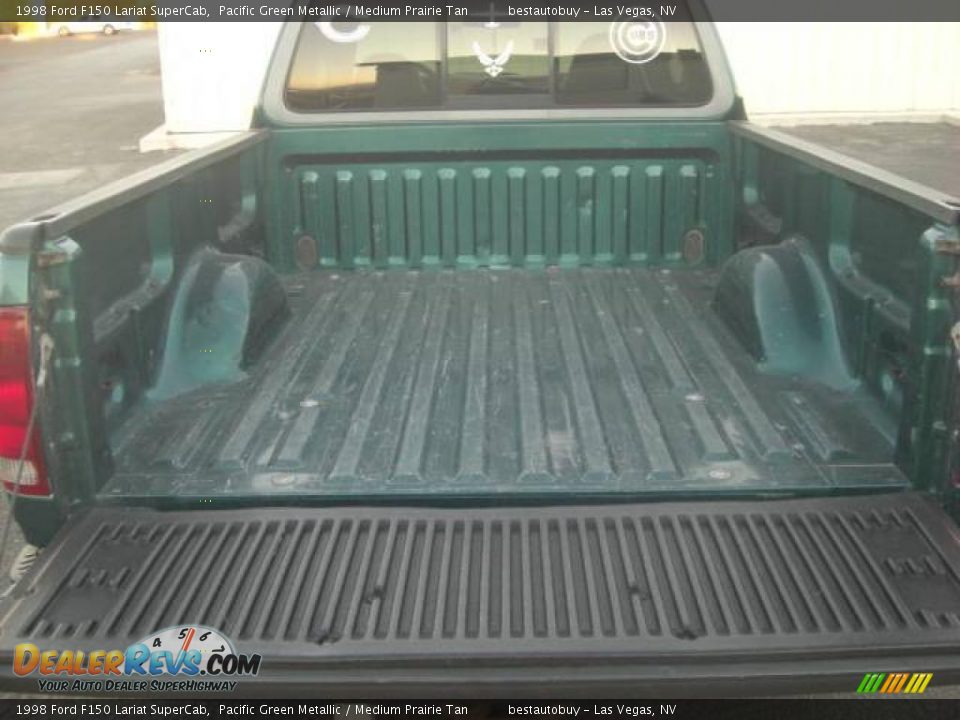 1998 Ford F150 Lariat SuperCab Pacific Green Metallic / Medium Prairie Tan Photo #9