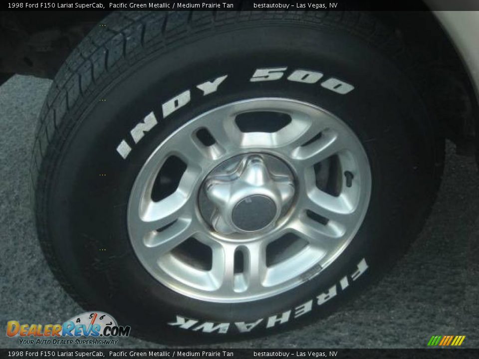 1998 Ford F150 Lariat SuperCab Pacific Green Metallic / Medium Prairie Tan Photo #12