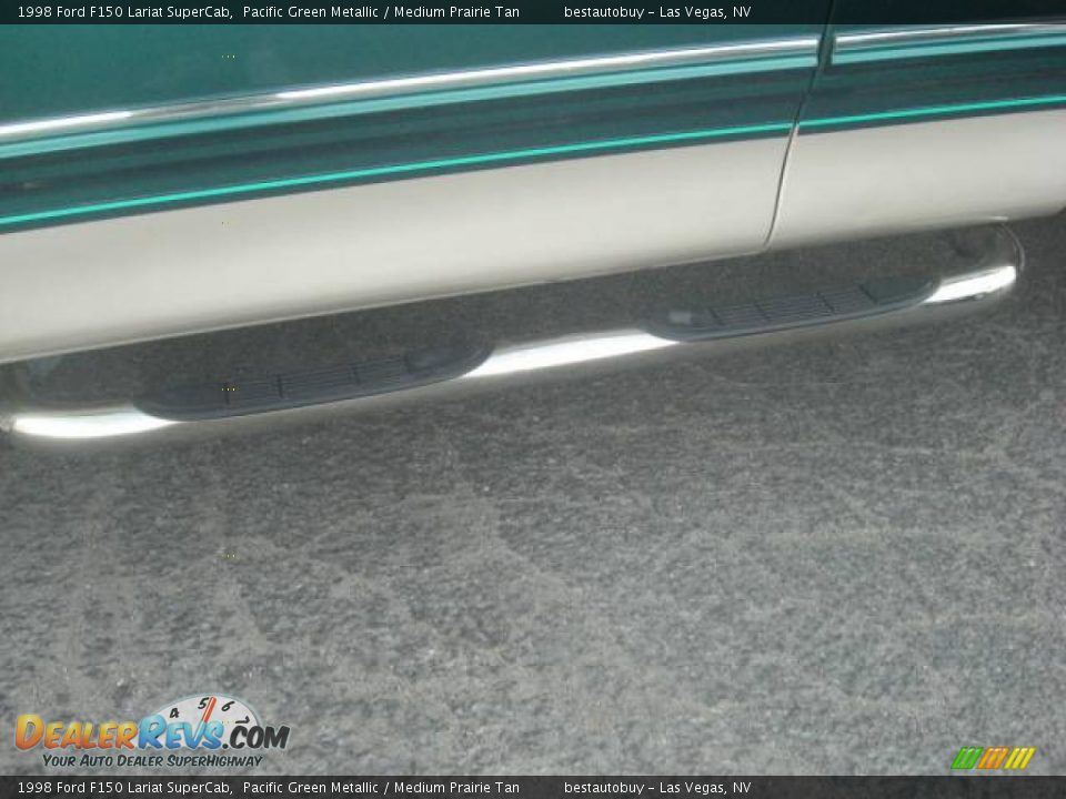 1998 Ford F150 Lariat SuperCab Pacific Green Metallic / Medium Prairie Tan Photo #19