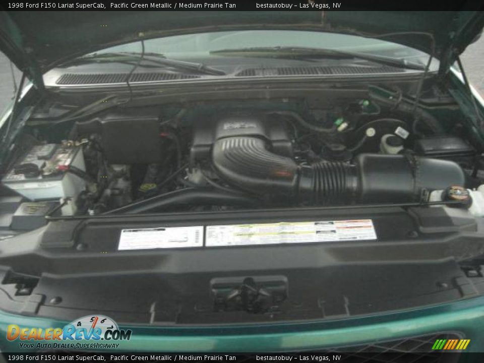 1998 Ford F150 Lariat SuperCab Pacific Green Metallic / Medium Prairie Tan Photo #20