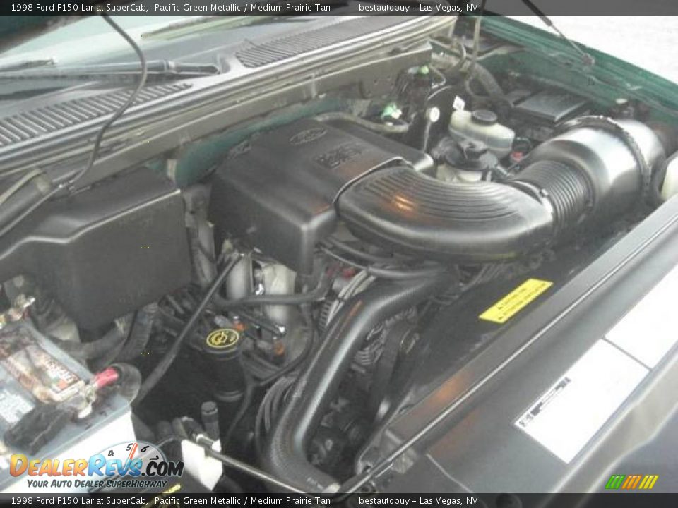 1998 Ford F150 Lariat SuperCab Pacific Green Metallic / Medium Prairie Tan Photo #21