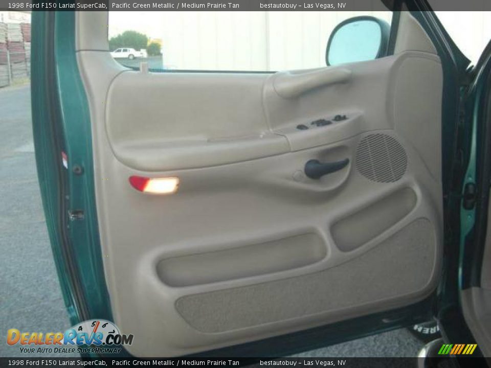 1998 Ford F150 Lariat SuperCab Pacific Green Metallic / Medium Prairie Tan Photo #25