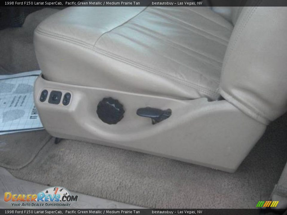 1998 Ford F150 Lariat SuperCab Pacific Green Metallic / Medium Prairie Tan Photo #27