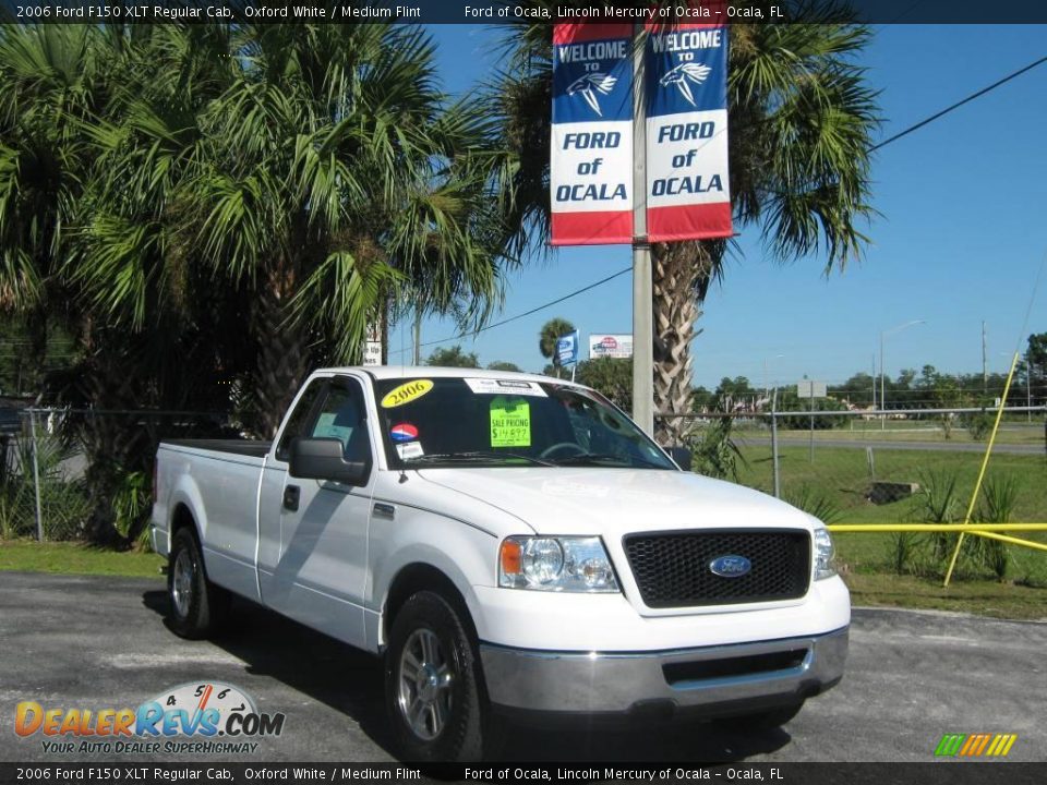 2006 Ford F150 XLT Regular Cab Oxford White / Medium Flint Photo #1