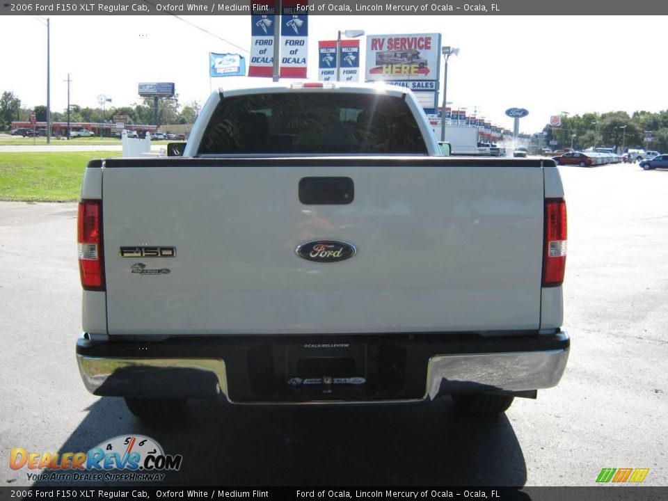 2006 Ford F150 XLT Regular Cab Oxford White / Medium Flint Photo #4