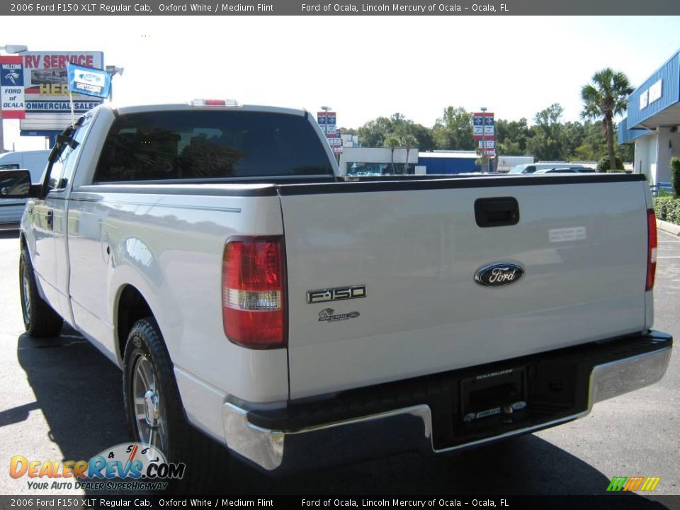 2006 Ford F150 XLT Regular Cab Oxford White / Medium Flint Photo #5