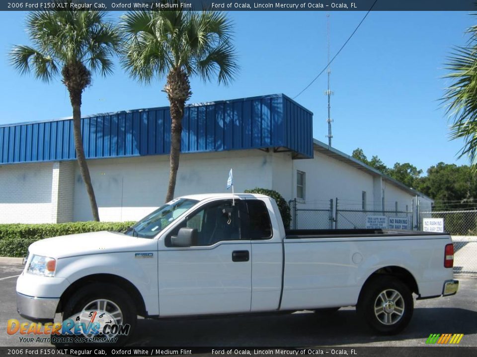 2006 Ford F150 XLT Regular Cab Oxford White / Medium Flint Photo #6
