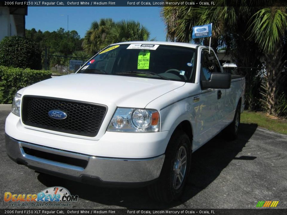 2006 Ford F150 XLT Regular Cab Oxford White / Medium Flint Photo #7