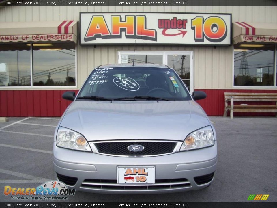 2007 Ford Focus ZX3 S Coupe CD Silver Metallic / Charcoal Photo #1