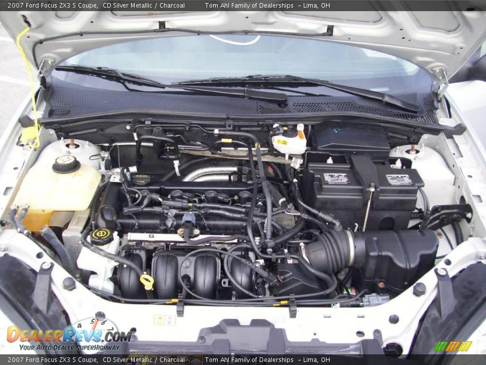 2007 Ford Focus ZX3 S Coupe CD Silver Metallic / Charcoal Photo #9
