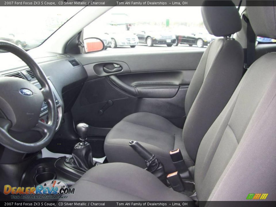 2007 Ford Focus ZX3 S Coupe CD Silver Metallic / Charcoal Photo #12