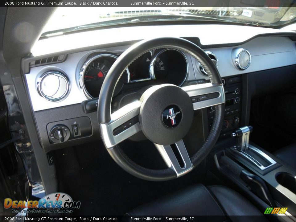 2008 Ford Mustang GT Premium Coupe Black / Dark Charcoal Photo #3