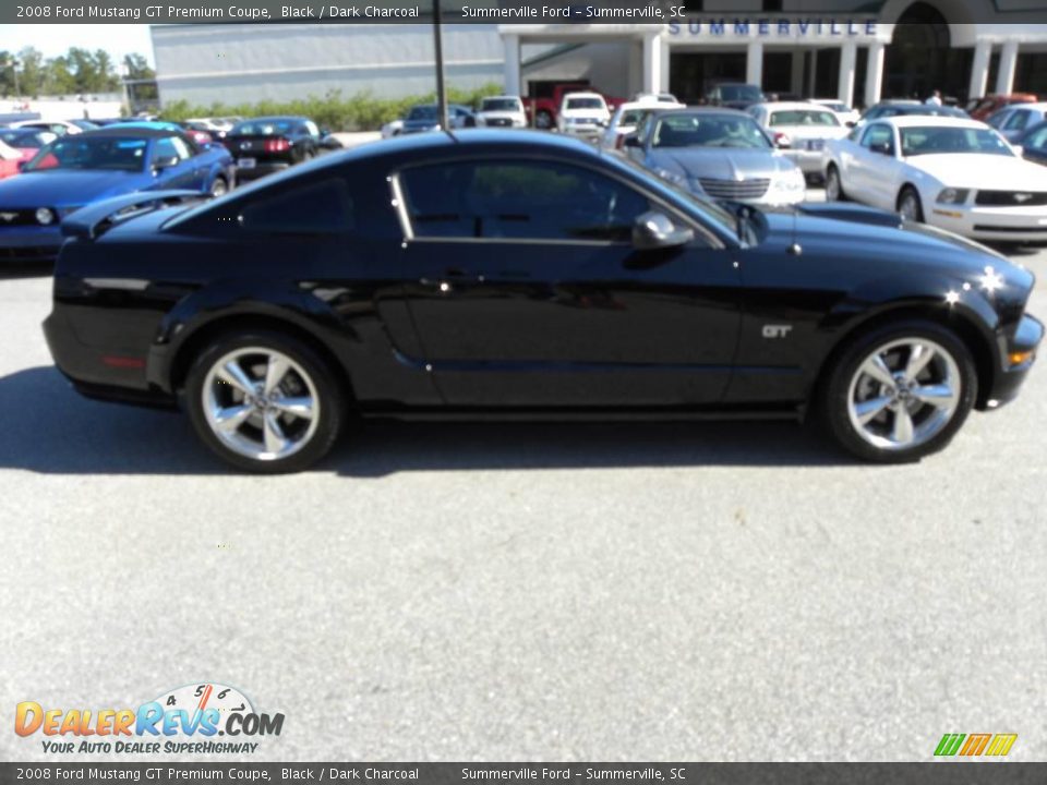 2008 Ford Mustang GT Premium Coupe Black / Dark Charcoal Photo #9