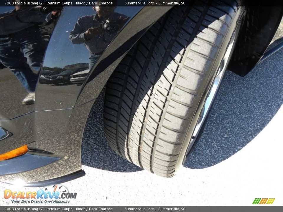 2008 Ford Mustang GT Premium Coupe Black / Dark Charcoal Photo #14