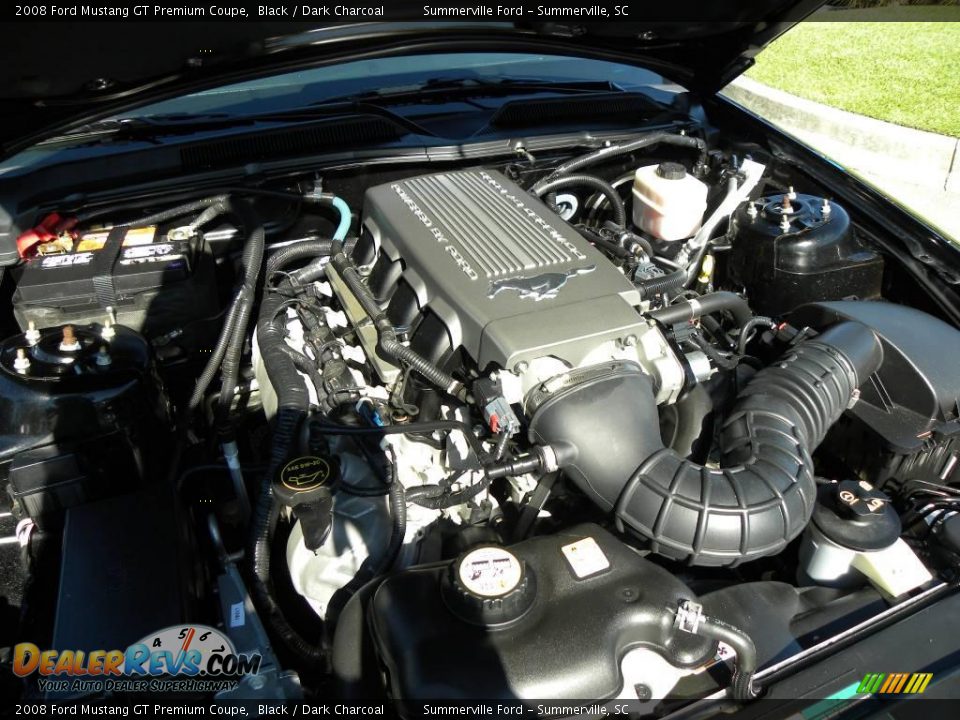 2008 Ford Mustang GT Premium Coupe Black / Dark Charcoal Photo #15