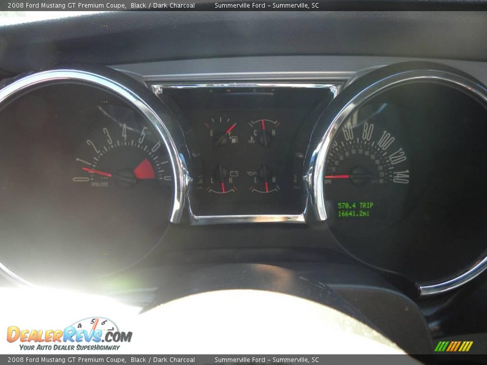 2008 Ford Mustang GT Premium Coupe Black / Dark Charcoal Photo #18