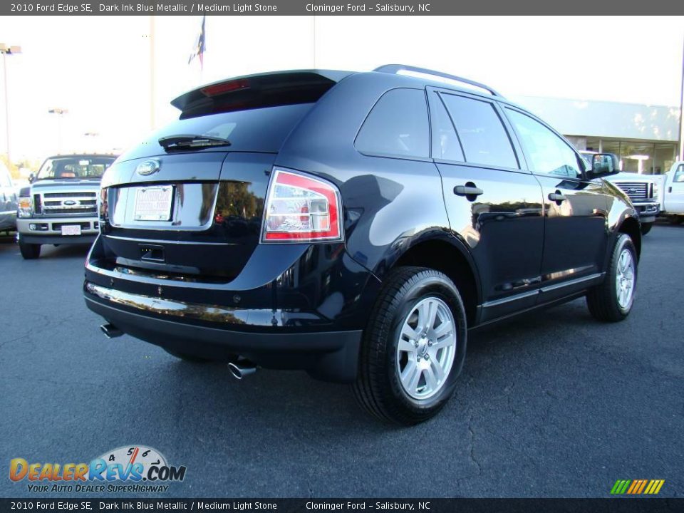 2010 Ford Edge SE Dark Ink Blue Metallic / Medium Light Stone Photo #3