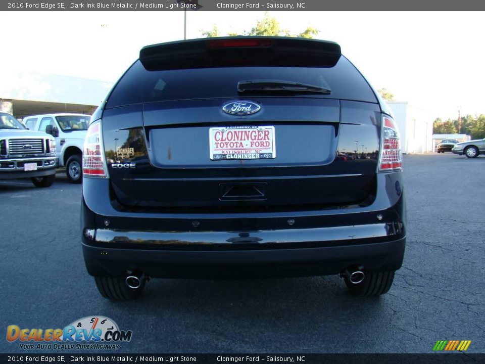 2010 Ford Edge SE Dark Ink Blue Metallic / Medium Light Stone Photo #4