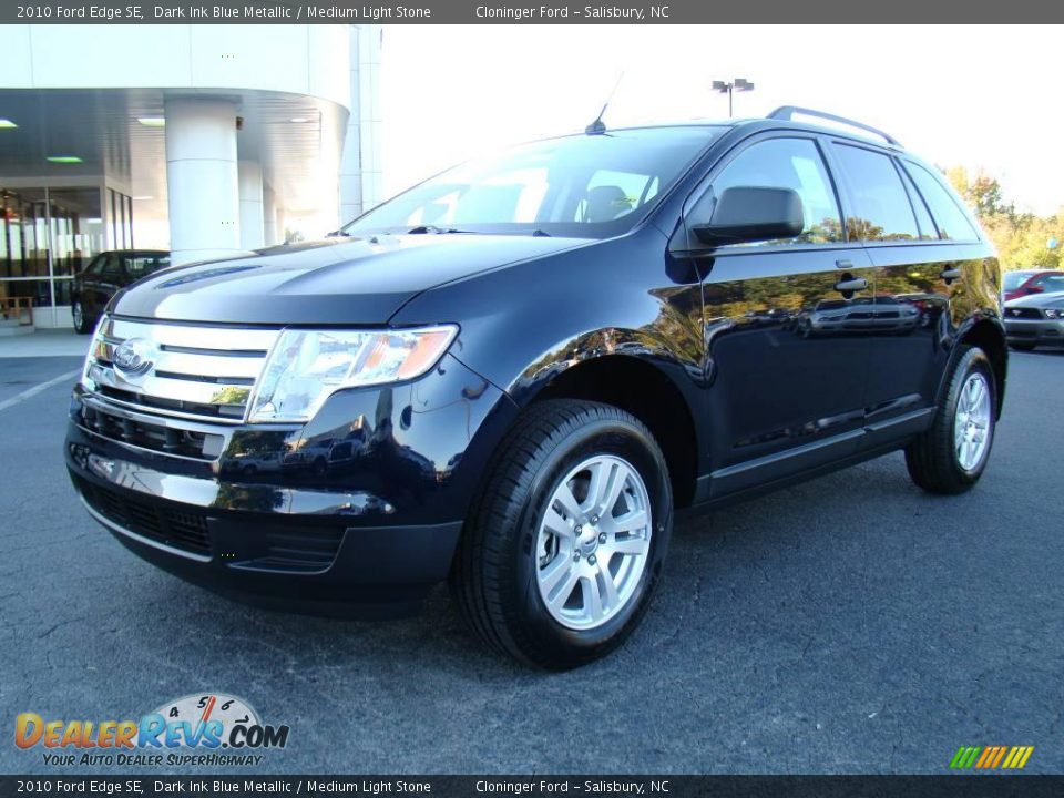 2010 Ford Edge SE Dark Ink Blue Metallic / Medium Light Stone Photo #6