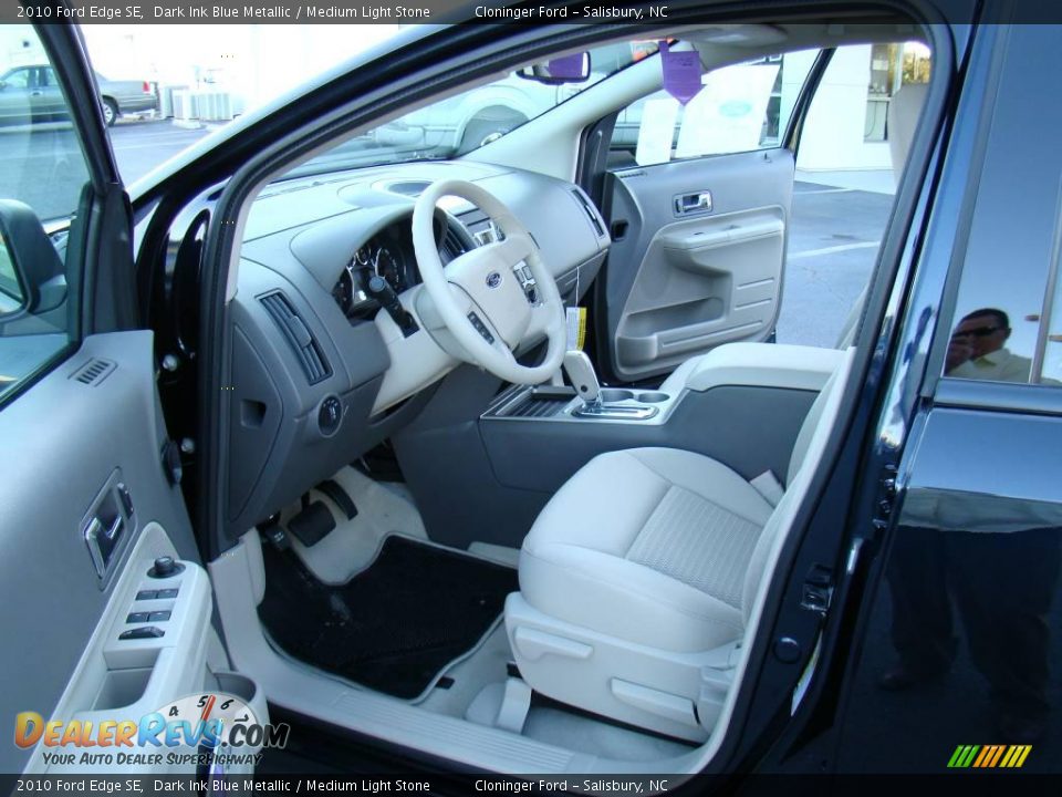2010 Ford Edge SE Dark Ink Blue Metallic / Medium Light Stone Photo #8