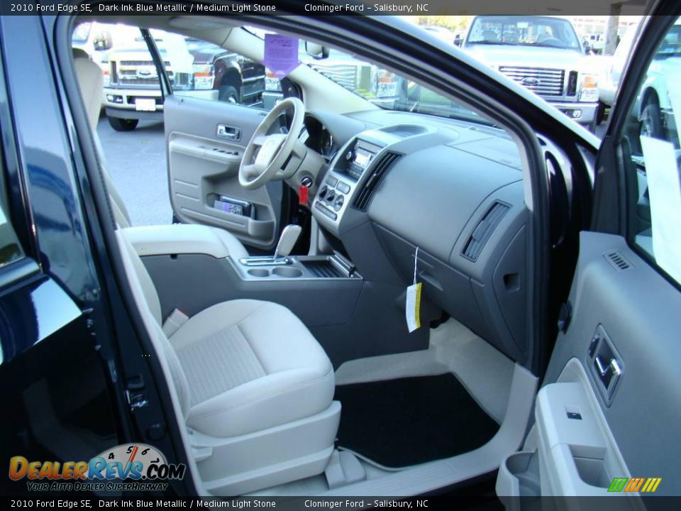 2010 Ford Edge SE Dark Ink Blue Metallic / Medium Light Stone Photo #12