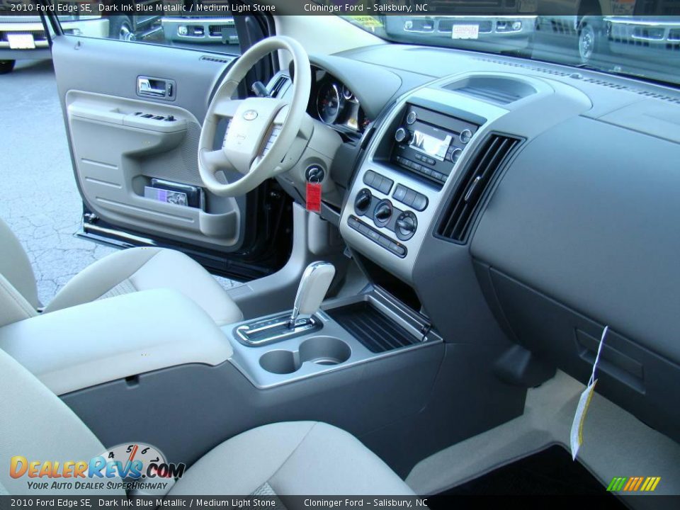 2010 Ford Edge SE Dark Ink Blue Metallic / Medium Light Stone Photo #13