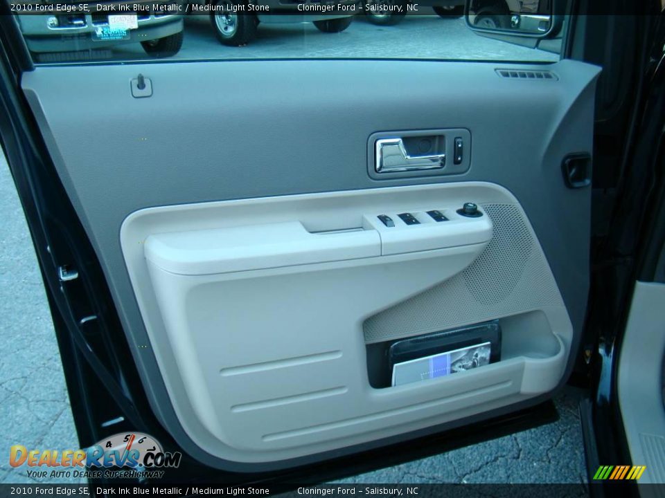 2010 Ford Edge SE Dark Ink Blue Metallic / Medium Light Stone Photo #16