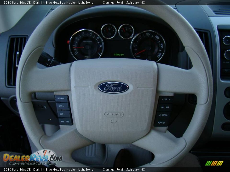 2010 Ford Edge SE Dark Ink Blue Metallic / Medium Light Stone Photo #19