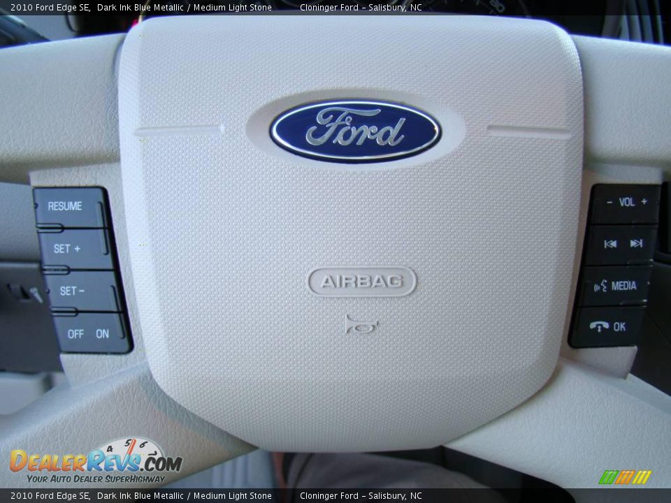 2010 Ford Edge SE Dark Ink Blue Metallic / Medium Light Stone Photo #25