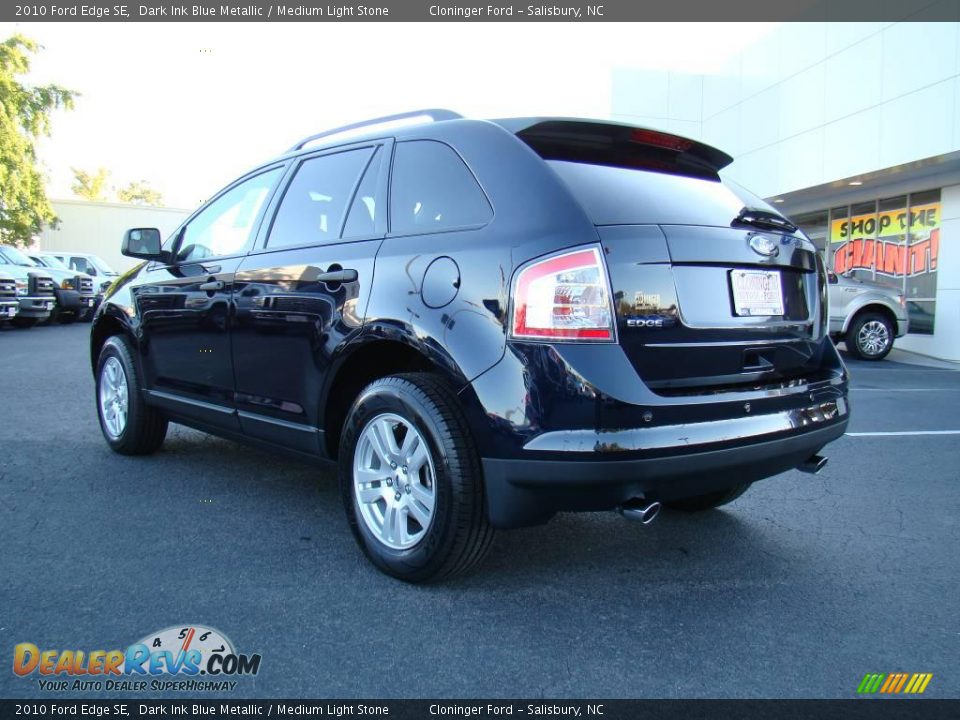 2010 Ford Edge SE Dark Ink Blue Metallic / Medium Light Stone Photo #26