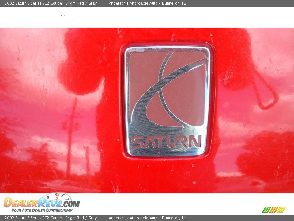 2002 Saturn S Series SC2 Coupe Bright Red / Gray Photo #29