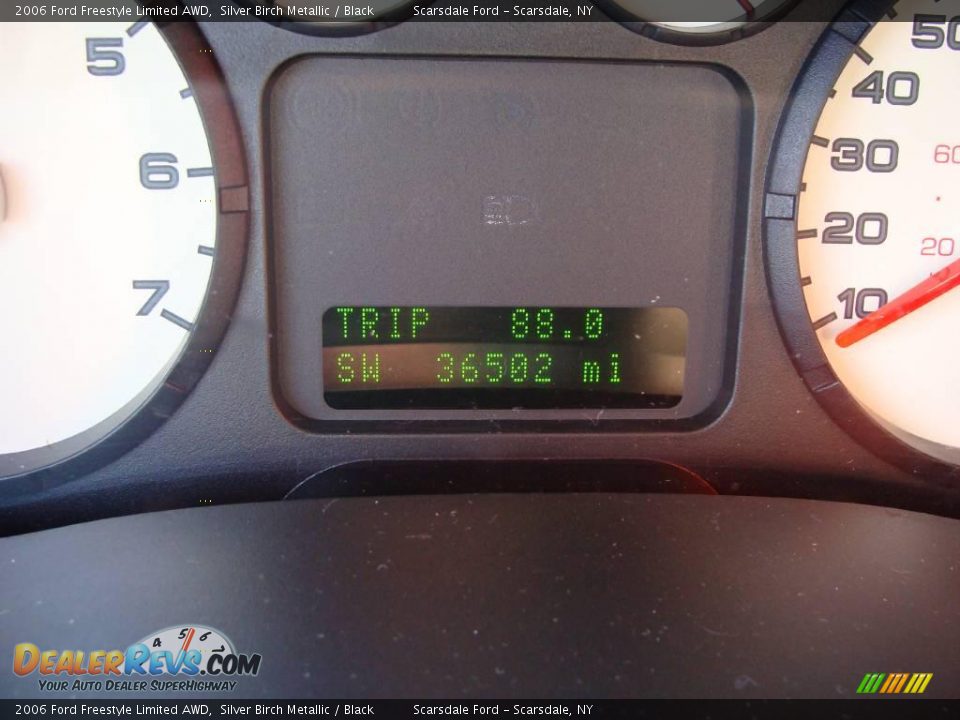 2006 Ford Freestyle Limited AWD Silver Birch Metallic / Black Photo #24
