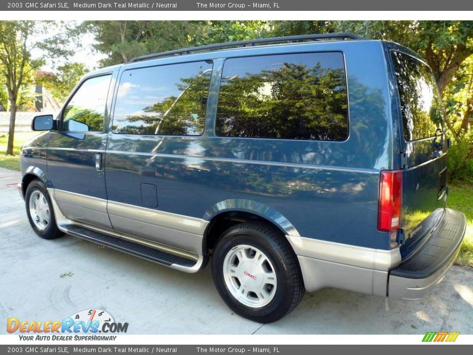 2003 GMC Safari SLE Medium Dark Teal Metallic / Neutral Photo #5