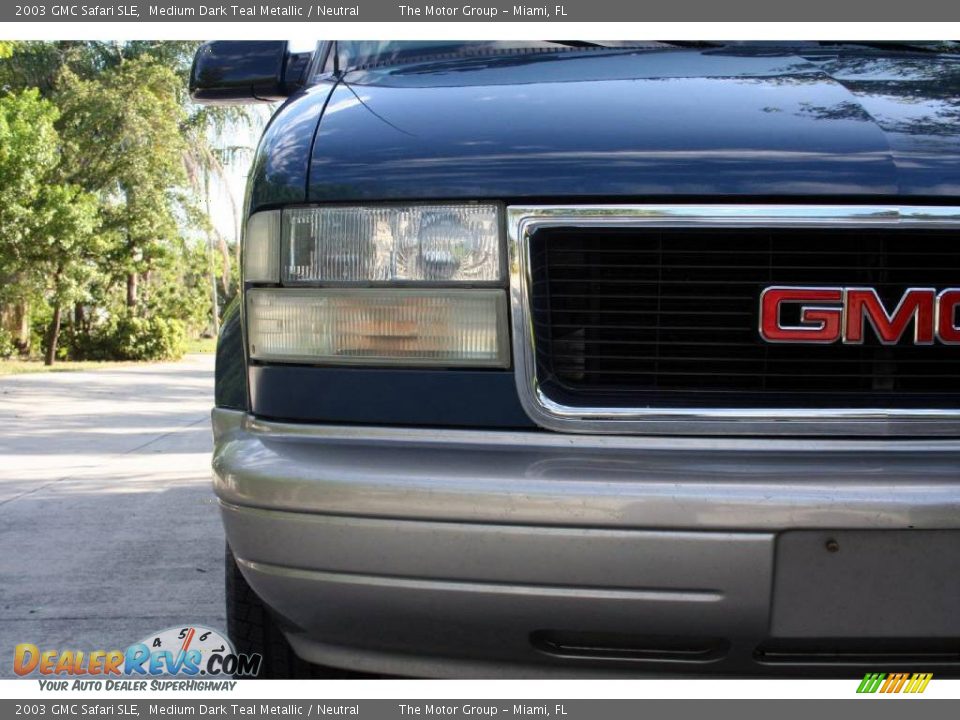 2003 GMC Safari SLE Medium Dark Teal Metallic / Neutral Photo #19