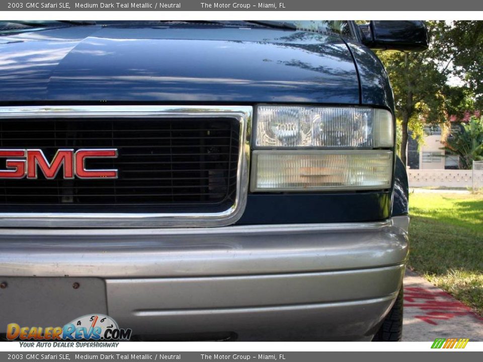 2003 GMC Safari SLE Medium Dark Teal Metallic / Neutral Photo #20