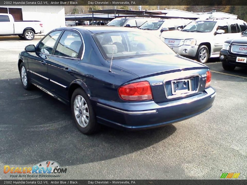 2002 Hyundai Sonata GLS V6 Ardor Blue / Black Photo #3