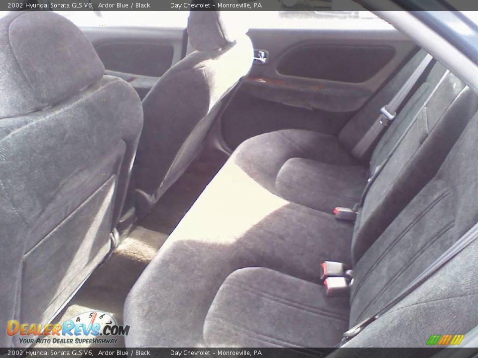 2002 Hyundai Sonata GLS V6 Ardor Blue / Black Photo #6