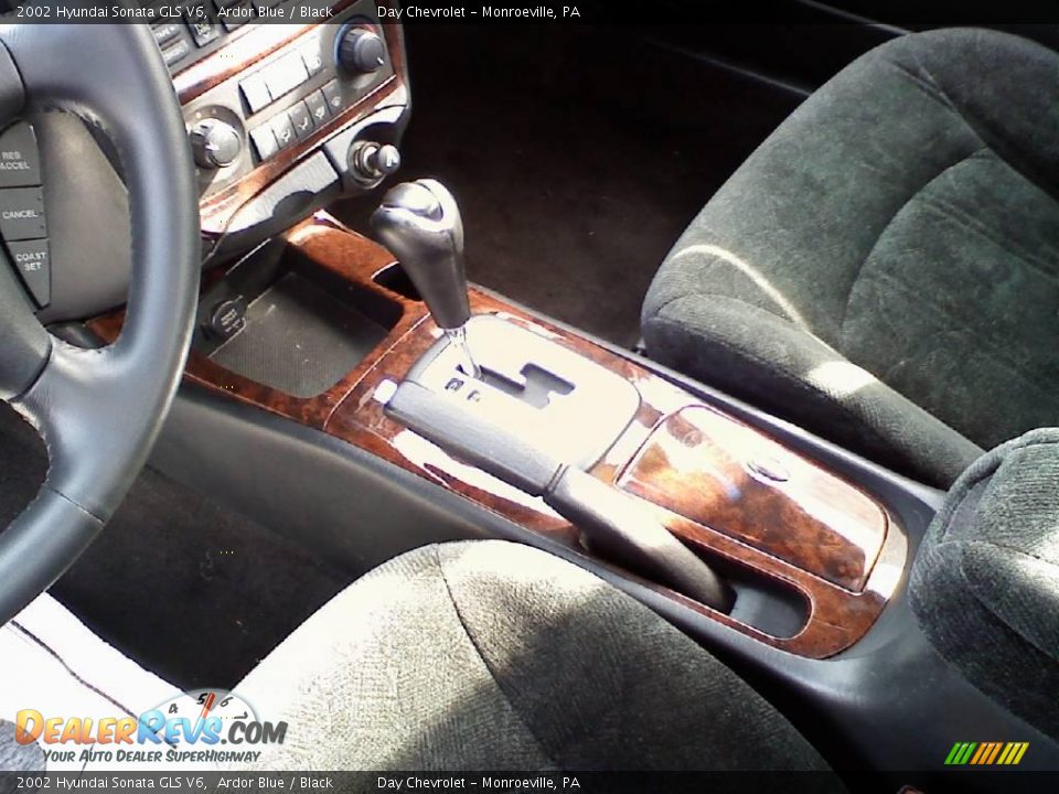 2002 Hyundai Sonata GLS V6 Ardor Blue / Black Photo #10