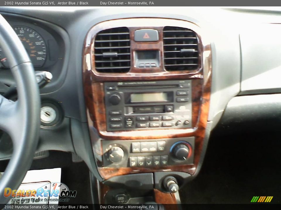 2002 Hyundai Sonata GLS V6 Ardor Blue / Black Photo #11