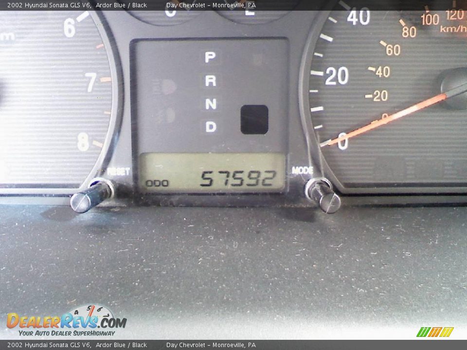 2002 Hyundai Sonata GLS V6 Ardor Blue / Black Photo #13