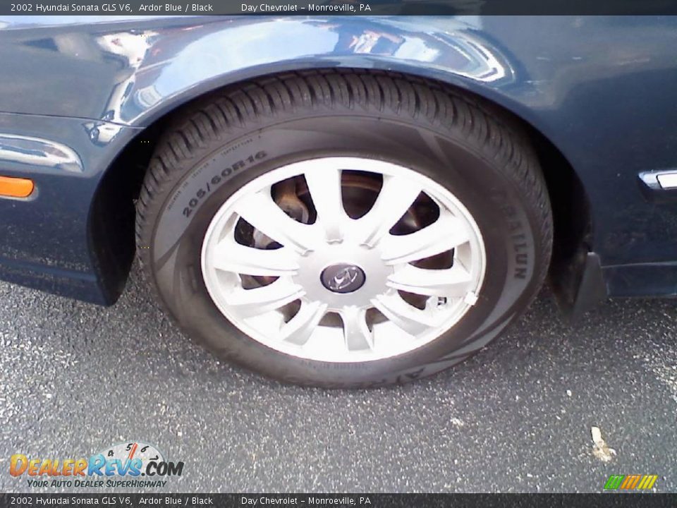 2002 Hyundai Sonata GLS V6 Ardor Blue / Black Photo #14