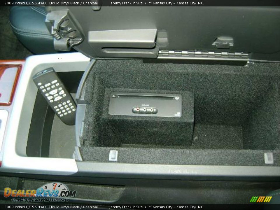 2009 Infiniti QX 56 4WD Liquid Onyx Black / Charcoal Photo #17
