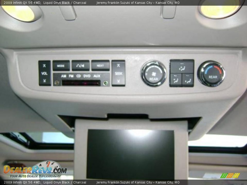 2009 Infiniti QX 56 4WD Liquid Onyx Black / Charcoal Photo #22